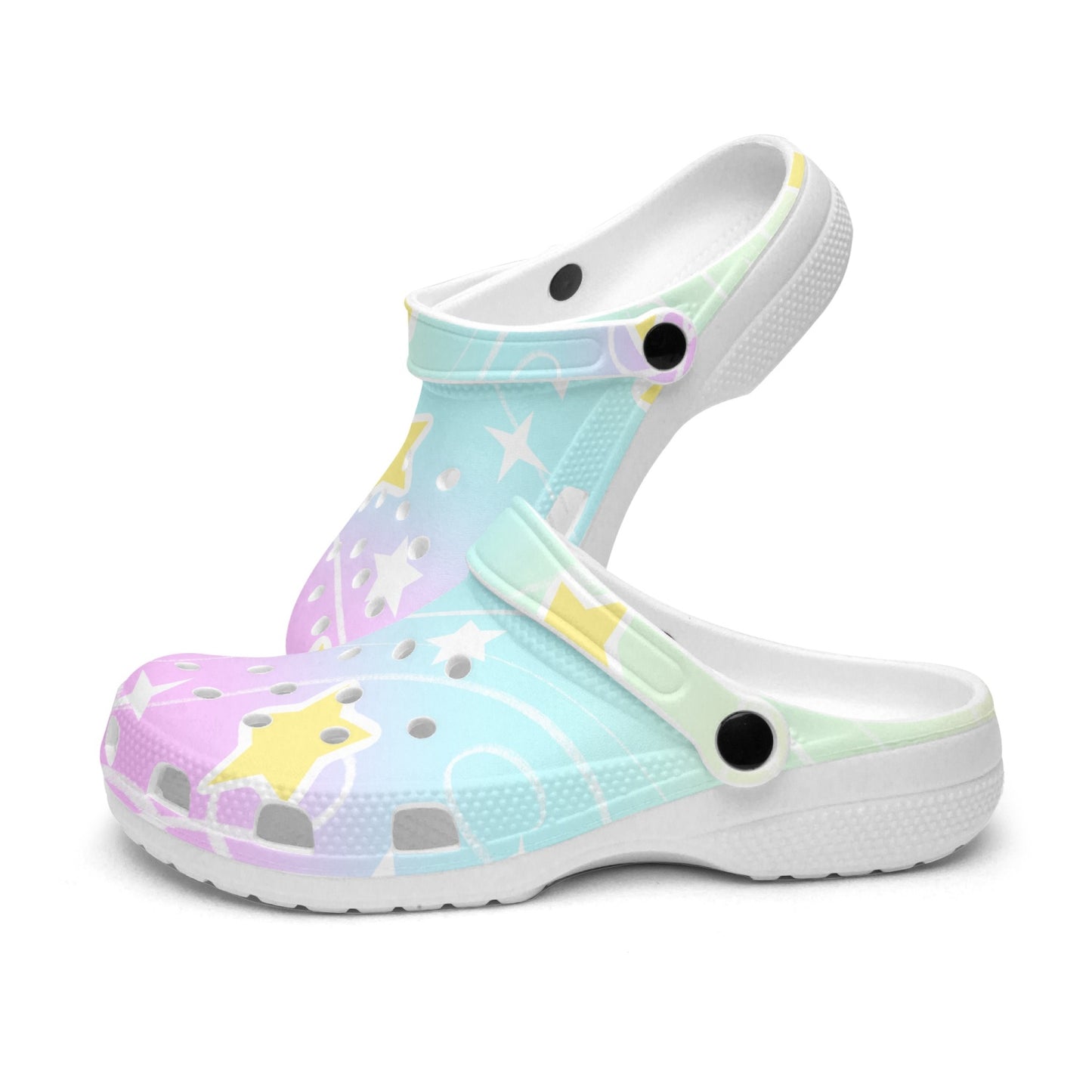 413. All Over Printed Clogs