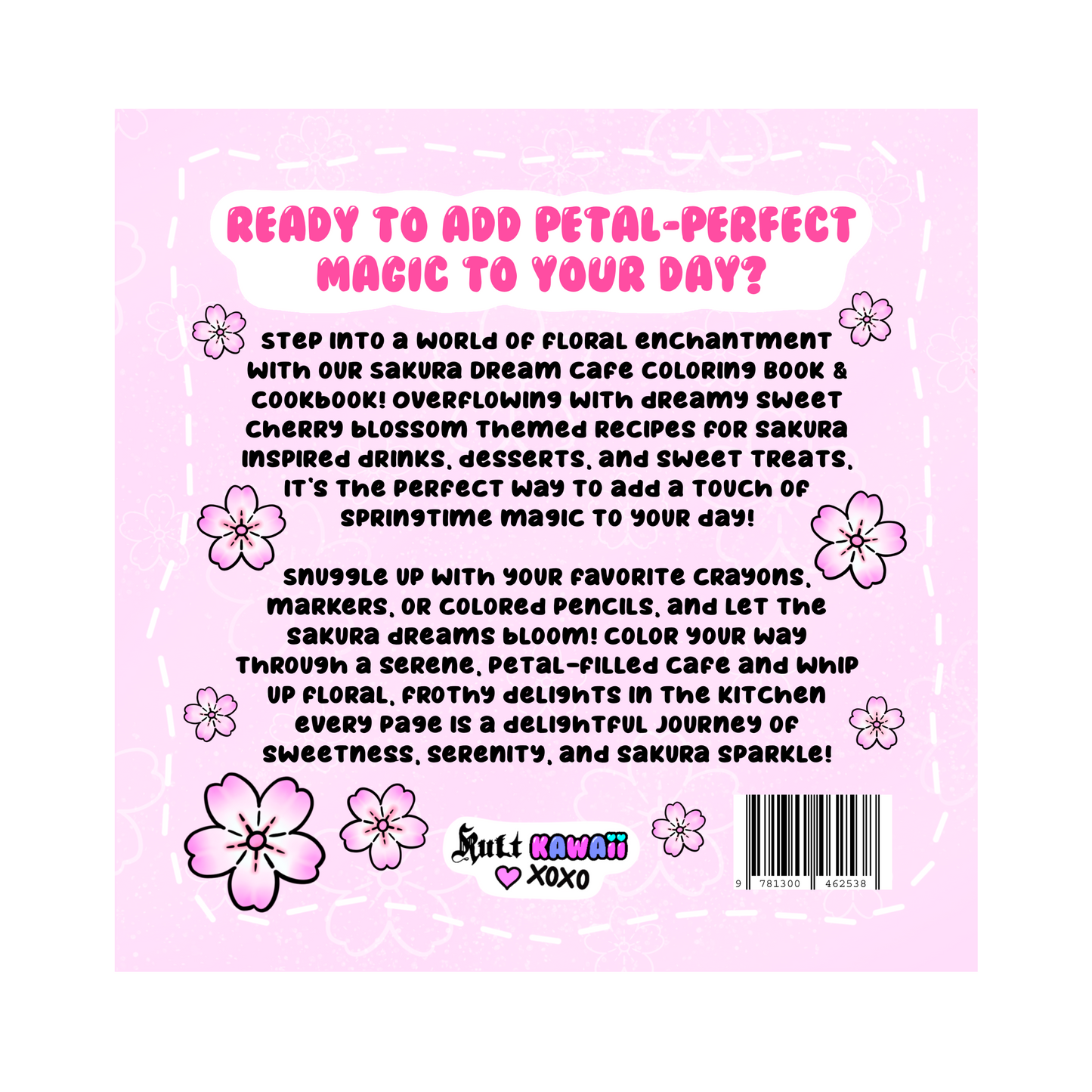 Sakura Dreams Cafe Coloring Book