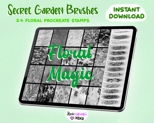 Secret Garden Procreate Brush Set