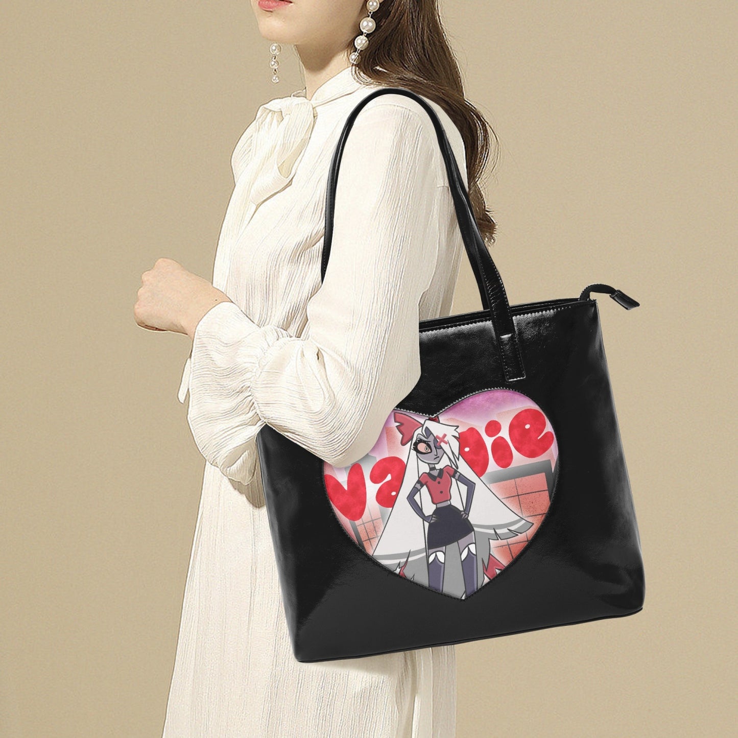 Vaggie Heart Tote Bag