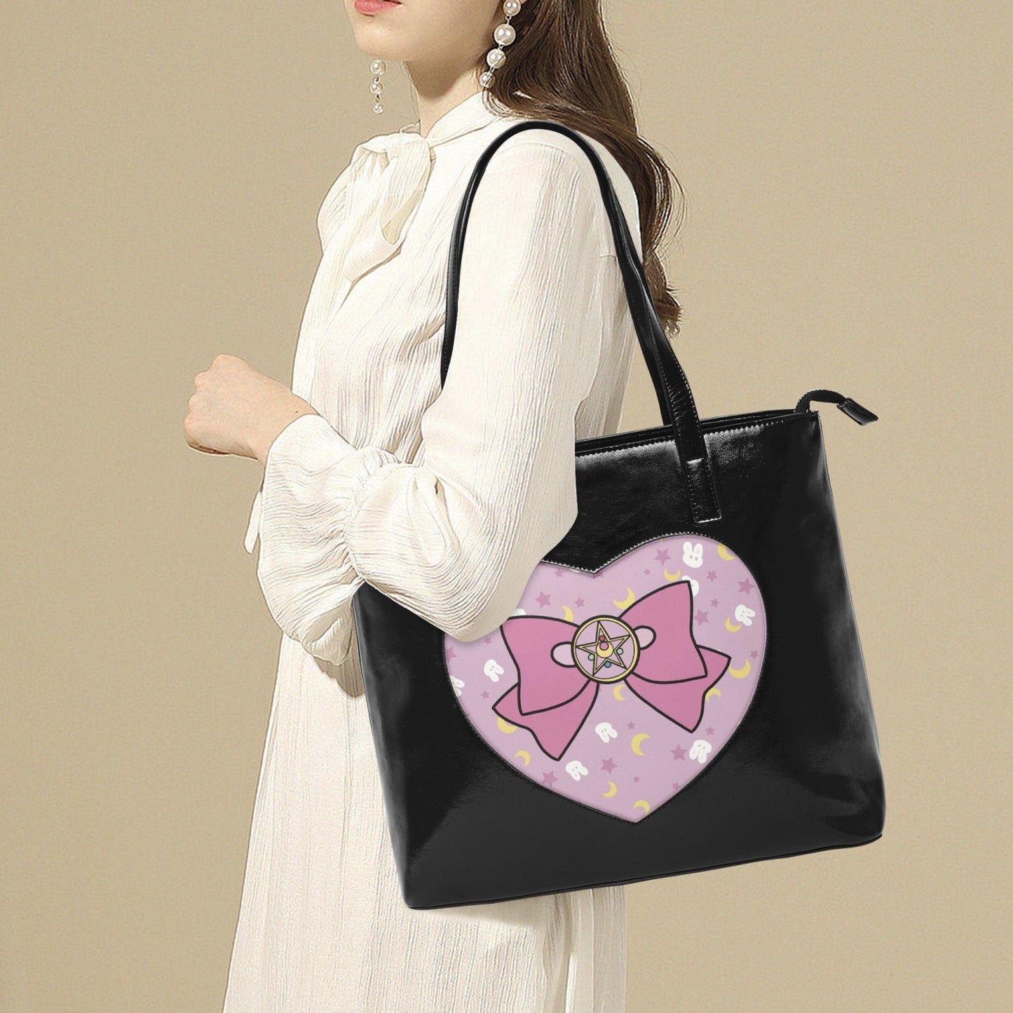 Sailor Moon Heart Tote Bag