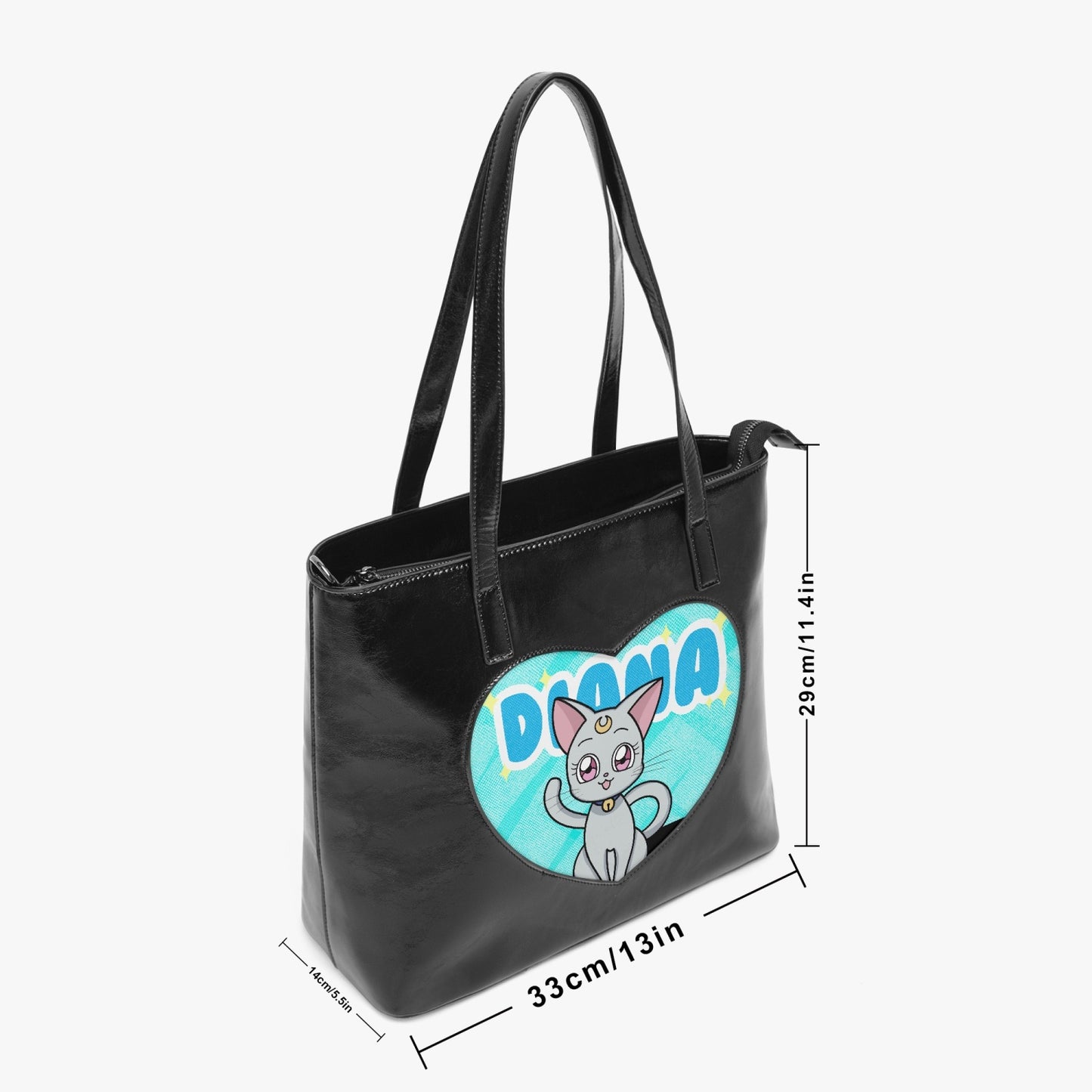 Diana Heart Tote Bag