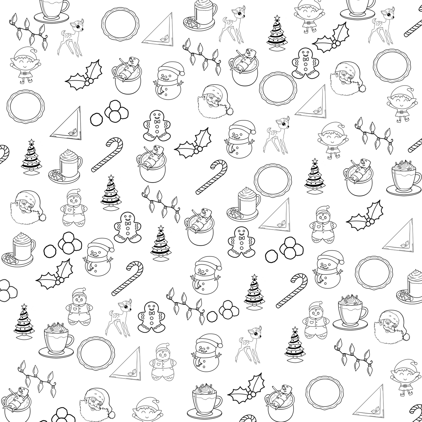 Happy Holiday Procreate Brush Set