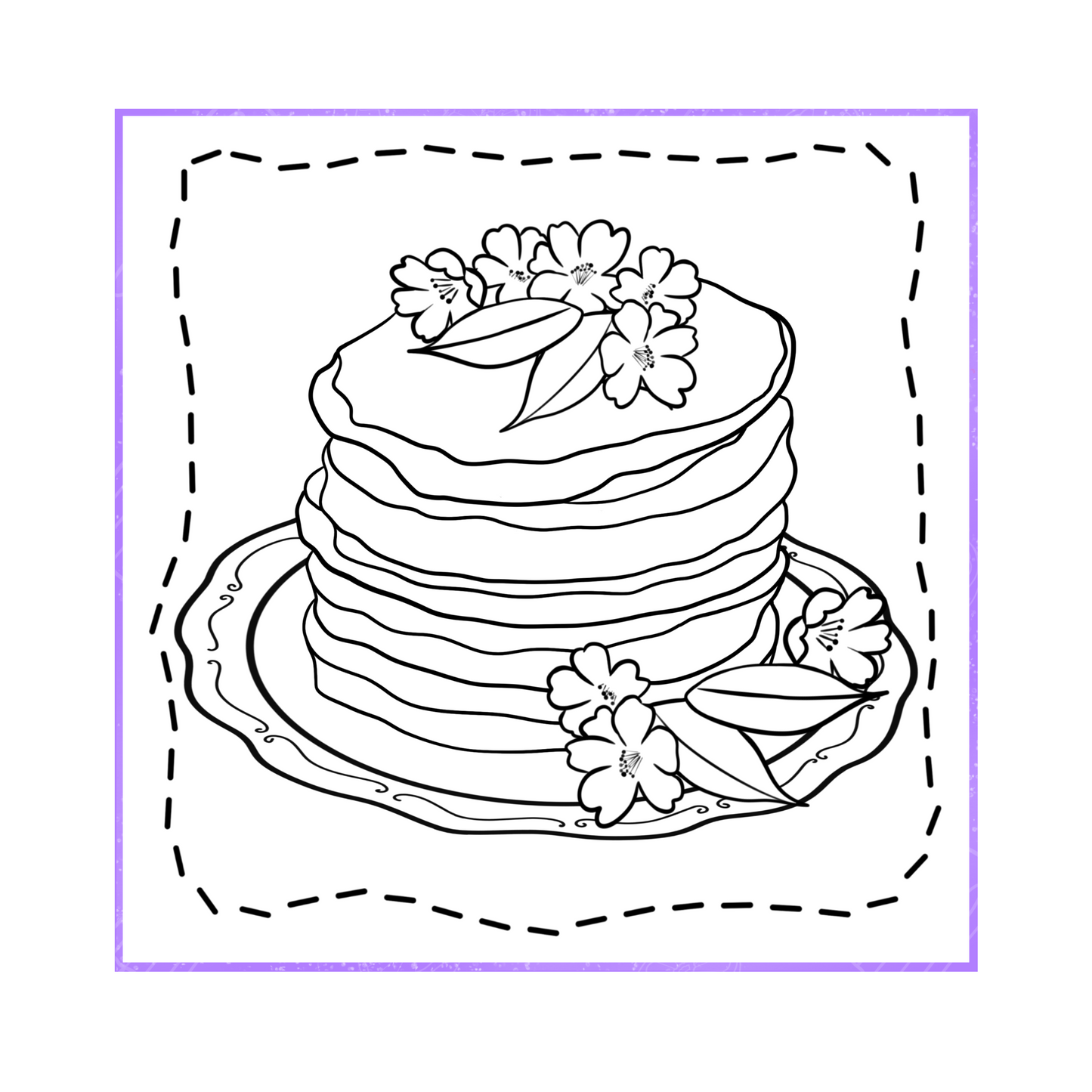 Sakura Dreams Cafe Coloring Book