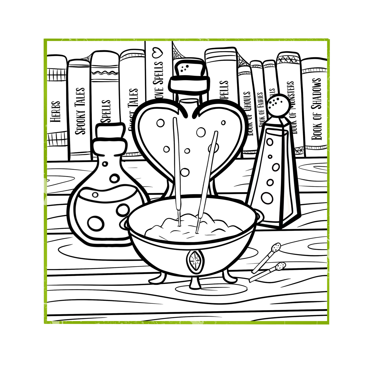 Spooky Treats Coloring Book