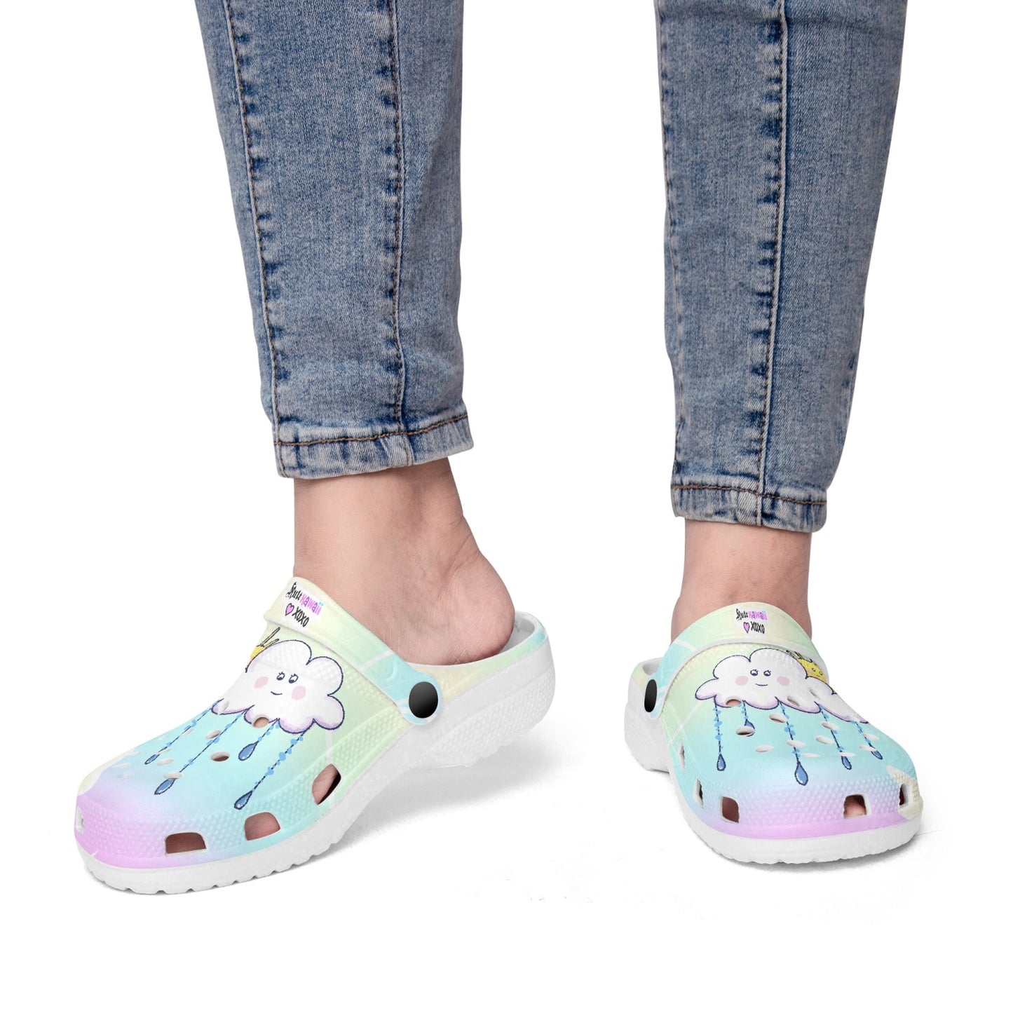 413. All Over Printed Clogs
