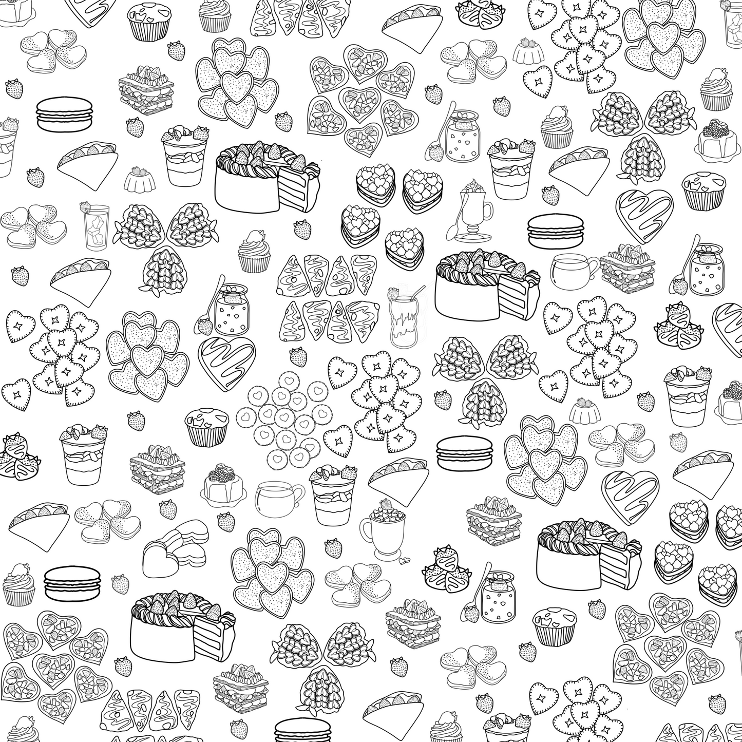 Berry Sweet Cafe Procreate Brush Set