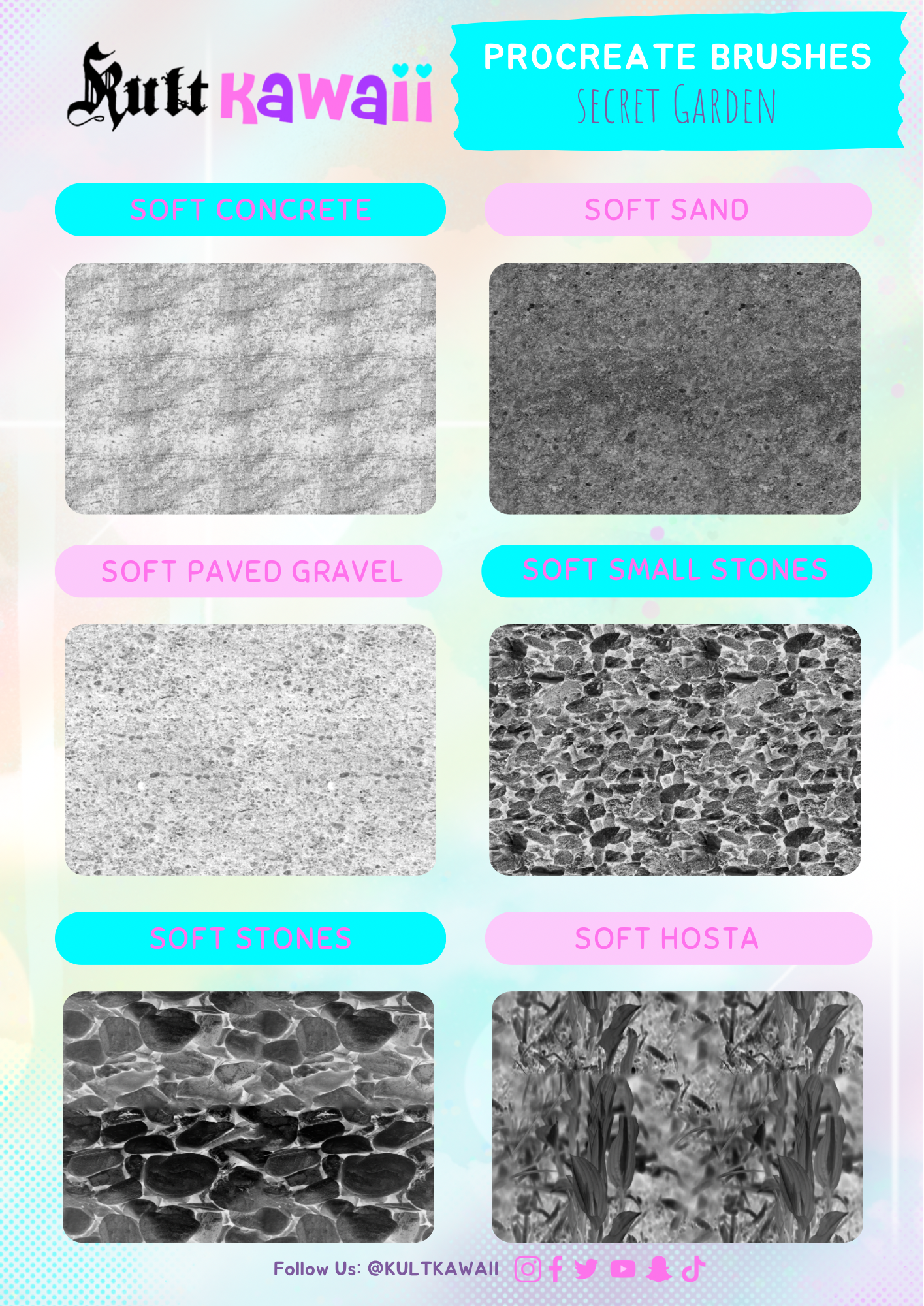 Secret Garden Procreate Brush Set