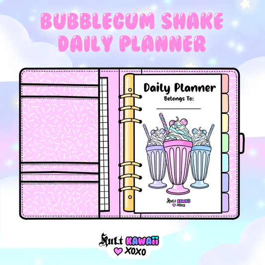 Bubblegum Shake Daily Planner