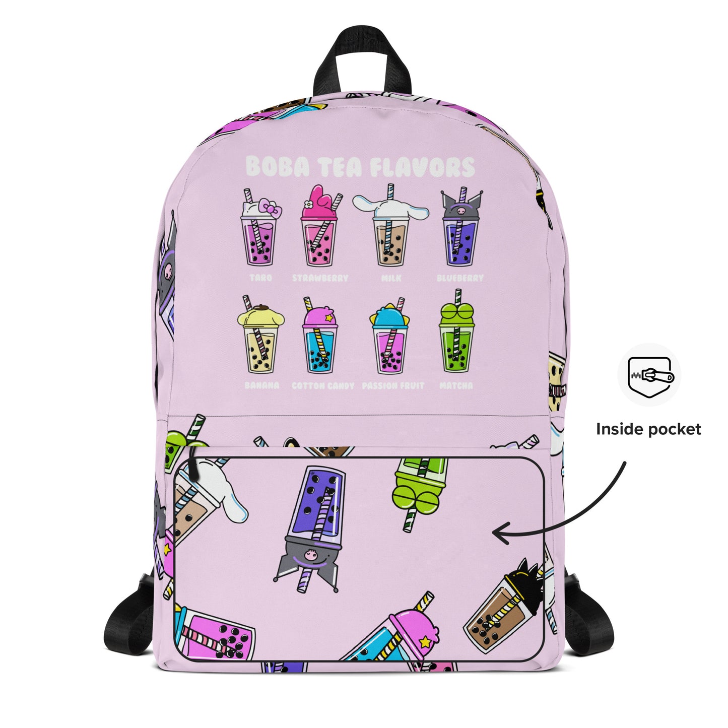 Boba Tea Flavors Backpack