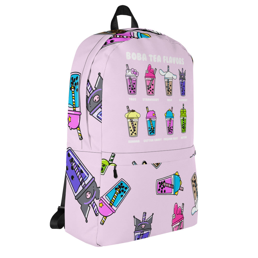 Boba Tea Flavors Backpack