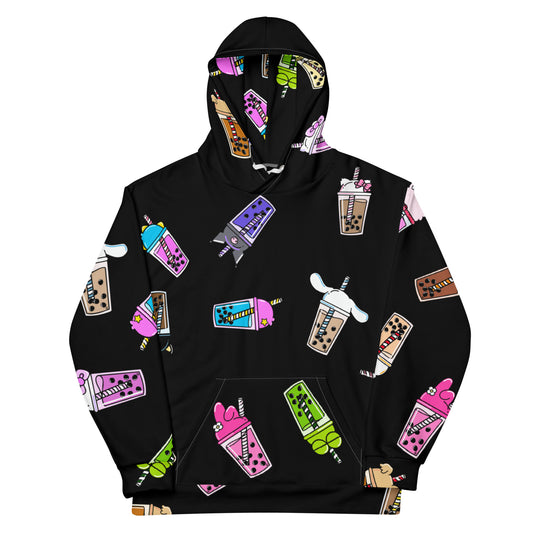 Boba Tea Flavors Unisex Hoodie