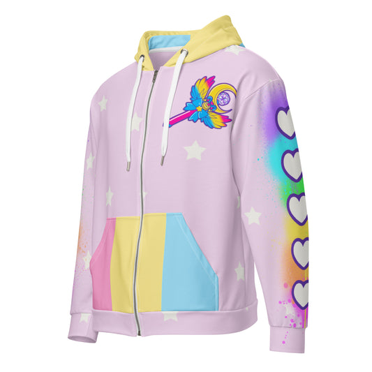 Pansexual Pride Unisex zip hoodie