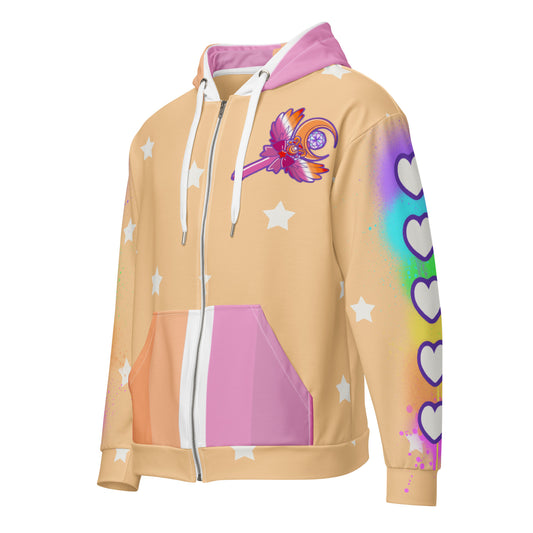 Lesbian Pride Unisex zip hoodie
