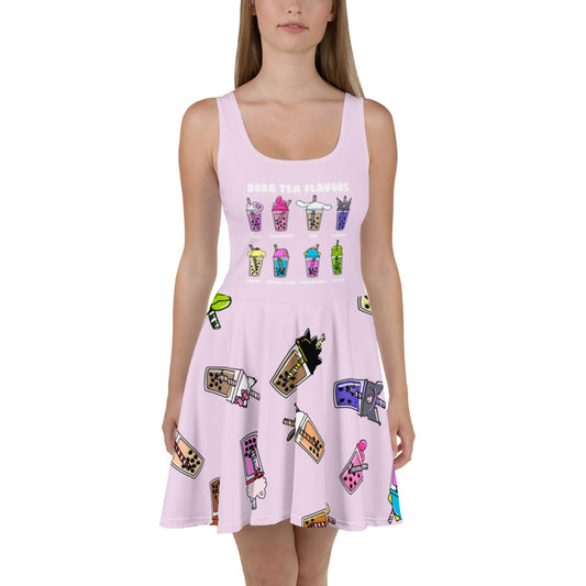 Boba Tea Flavors Dress