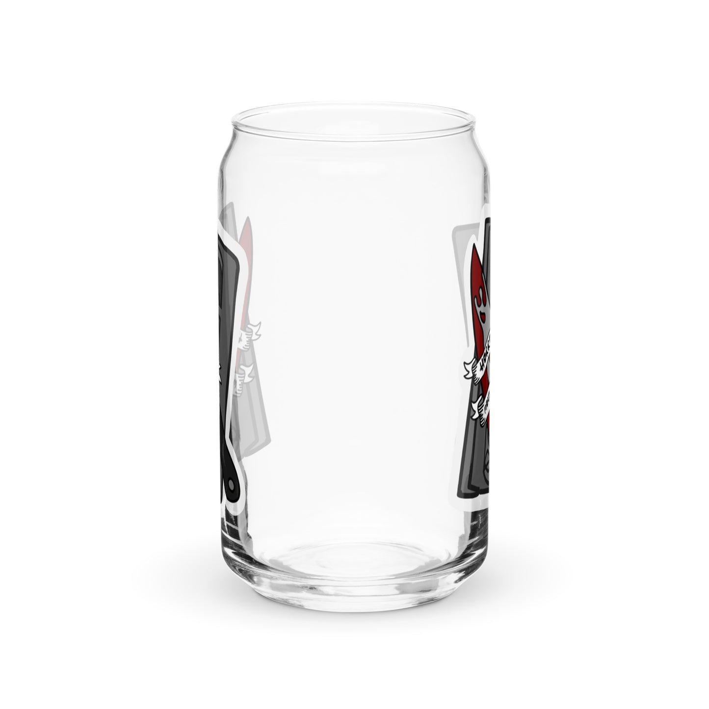 Horrors Movies and Chill Can Glass