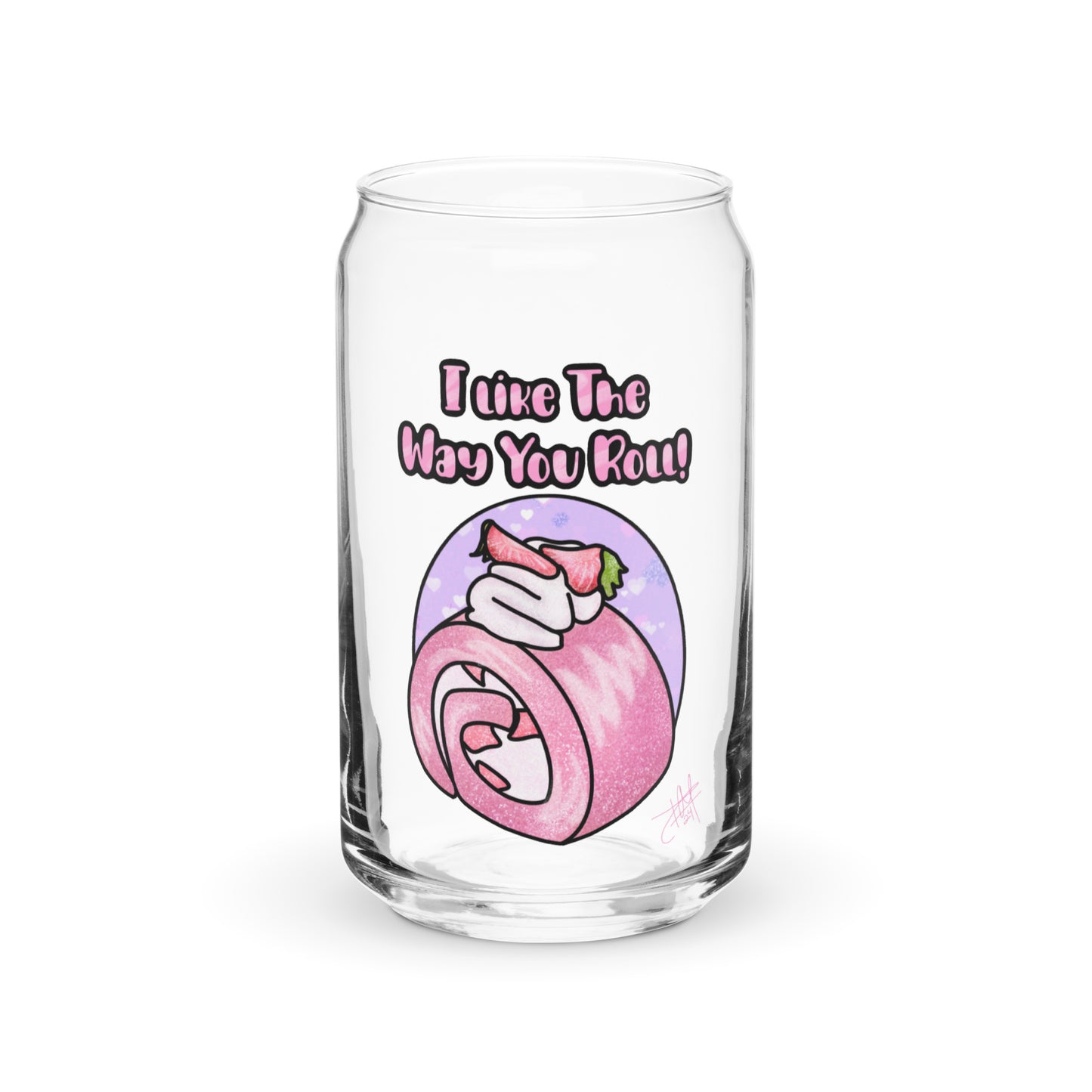 The Way You Roll Can-shaped glass