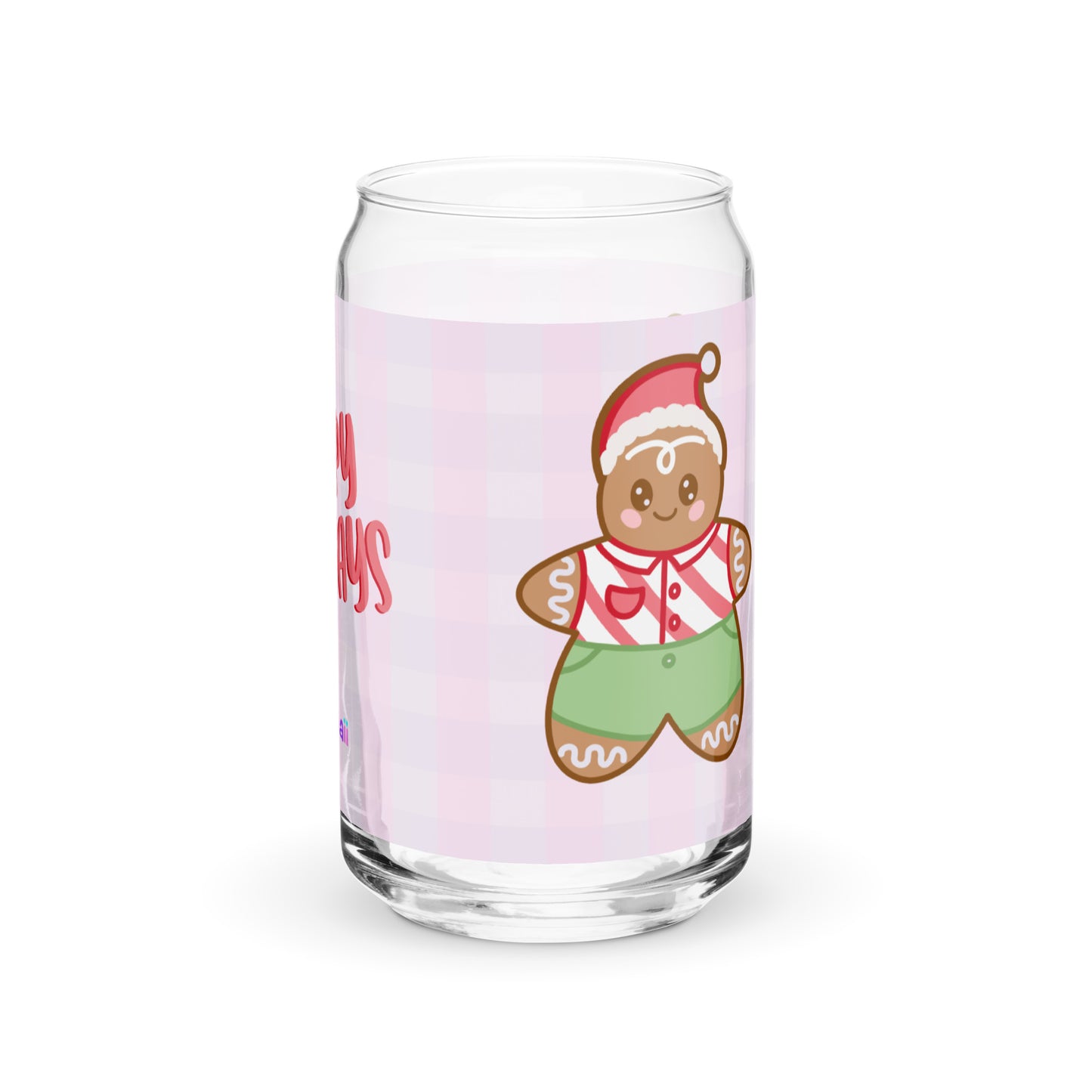 Ginger Snaps Can-shaped Glass