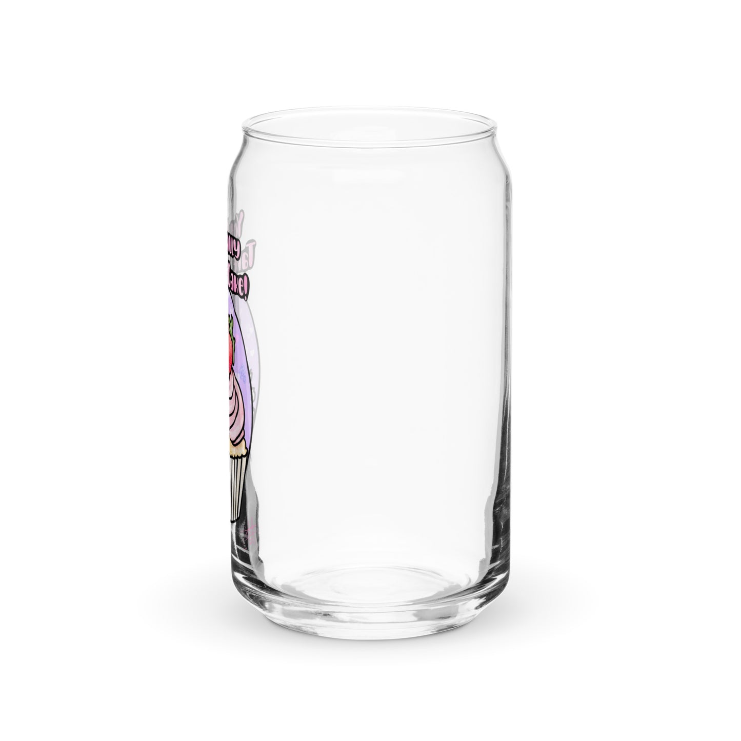 Take The Cake Can-shaped glass