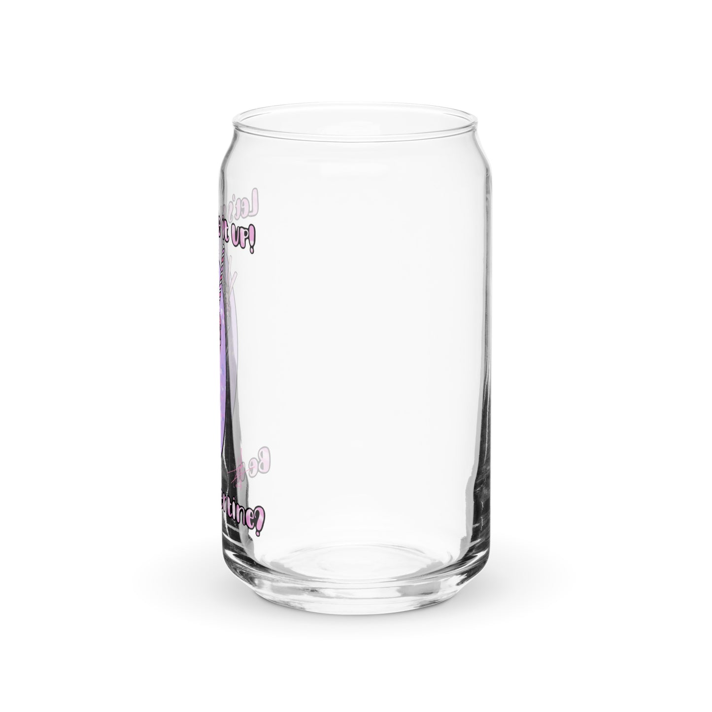 Shake It Up Can-shaped glass