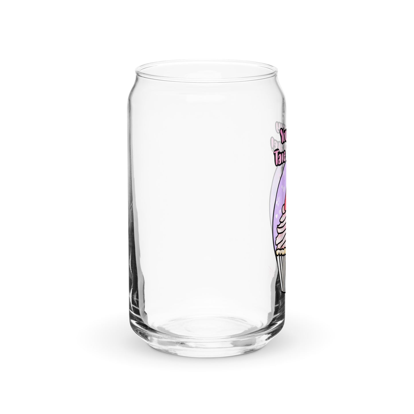 Take The Cake Can-shaped glass