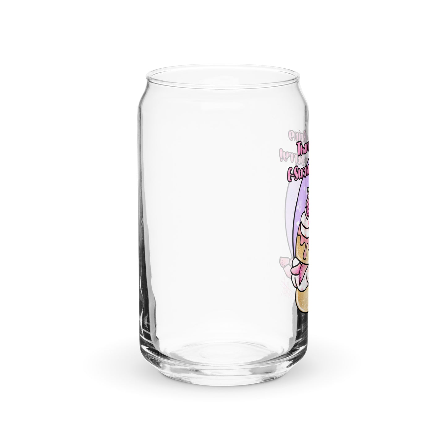 E-Straw-Ordin-Berry Can-shaped glass