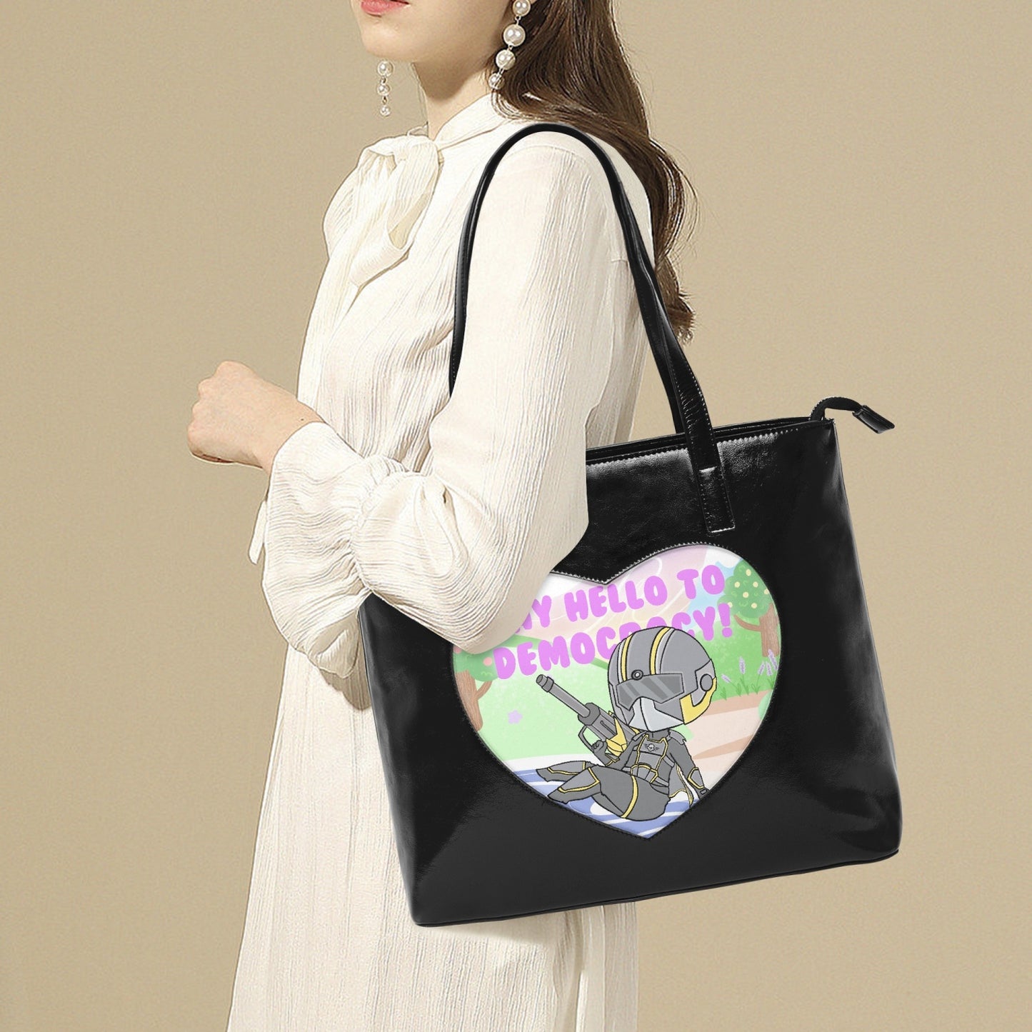 722. Heart Tote Bag