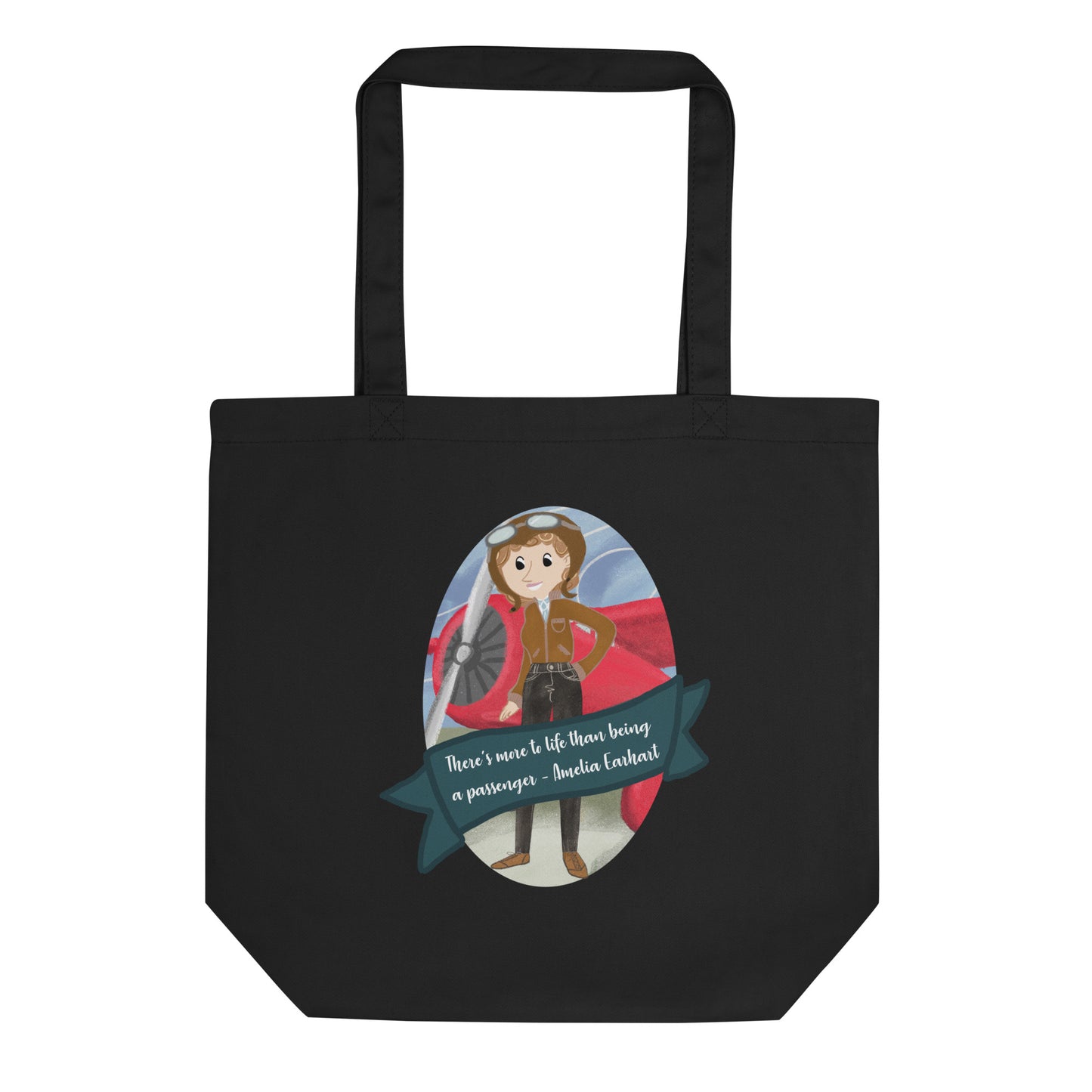 Amelia Earhart Eco Tote Bag