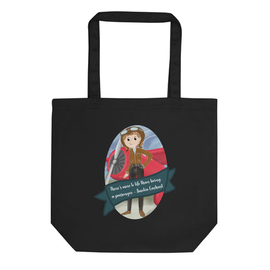 Amelia Earhart Eco Tote Bag