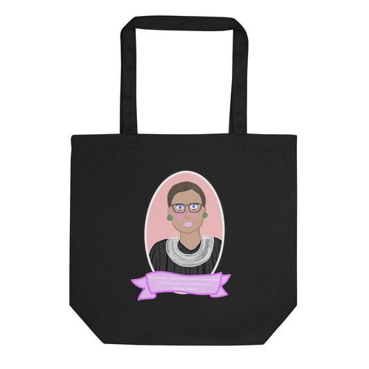 Ruth Bader Ginsberg Eco Tote Bag