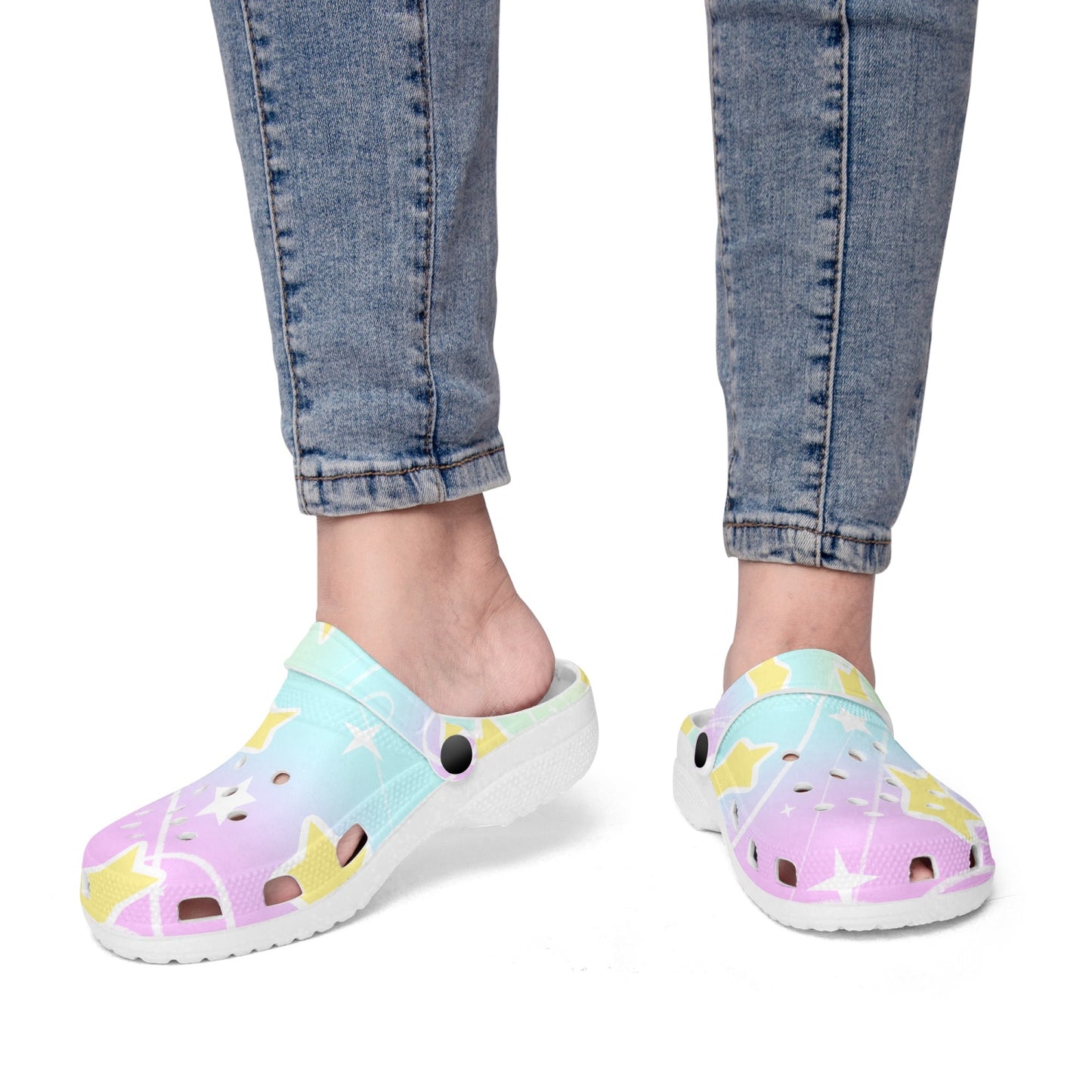 413. All Over Printed Clogs