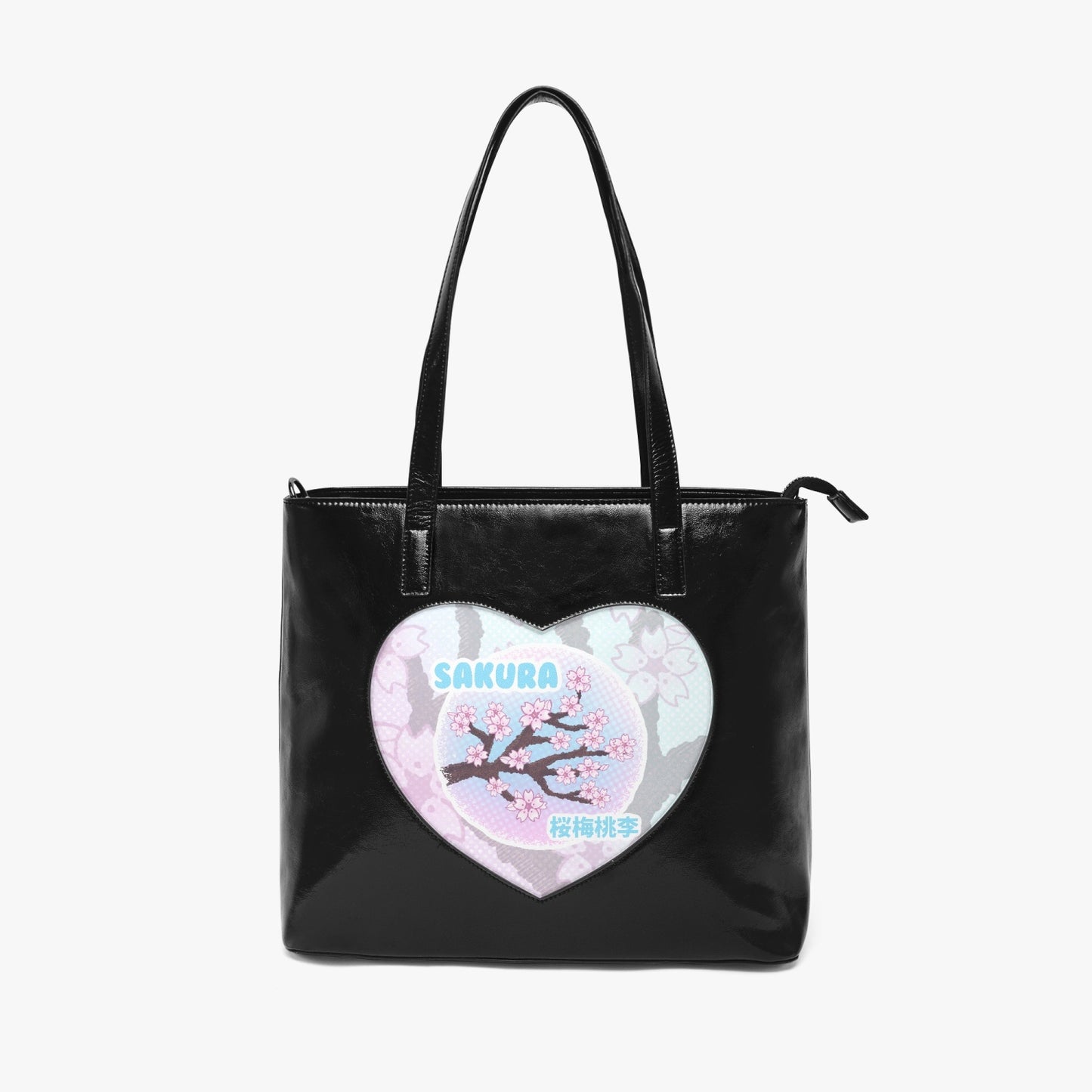 Sakura Blossoms Heart Tote Bag