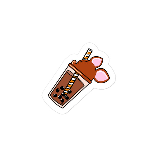 Brown Sugar Boba Tea Sticker