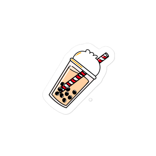 Lychee Boba Milk Tea Sticker