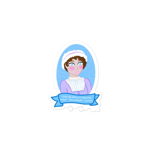 Jane Austen Sticker