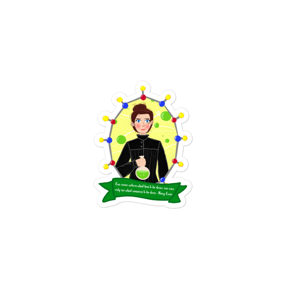 Marie Curie Sticker
