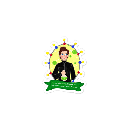 Marie Curie Sticker