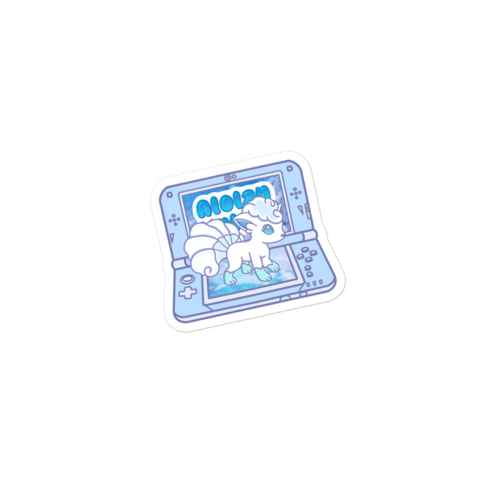 Alolan Vulpix DS Sticker