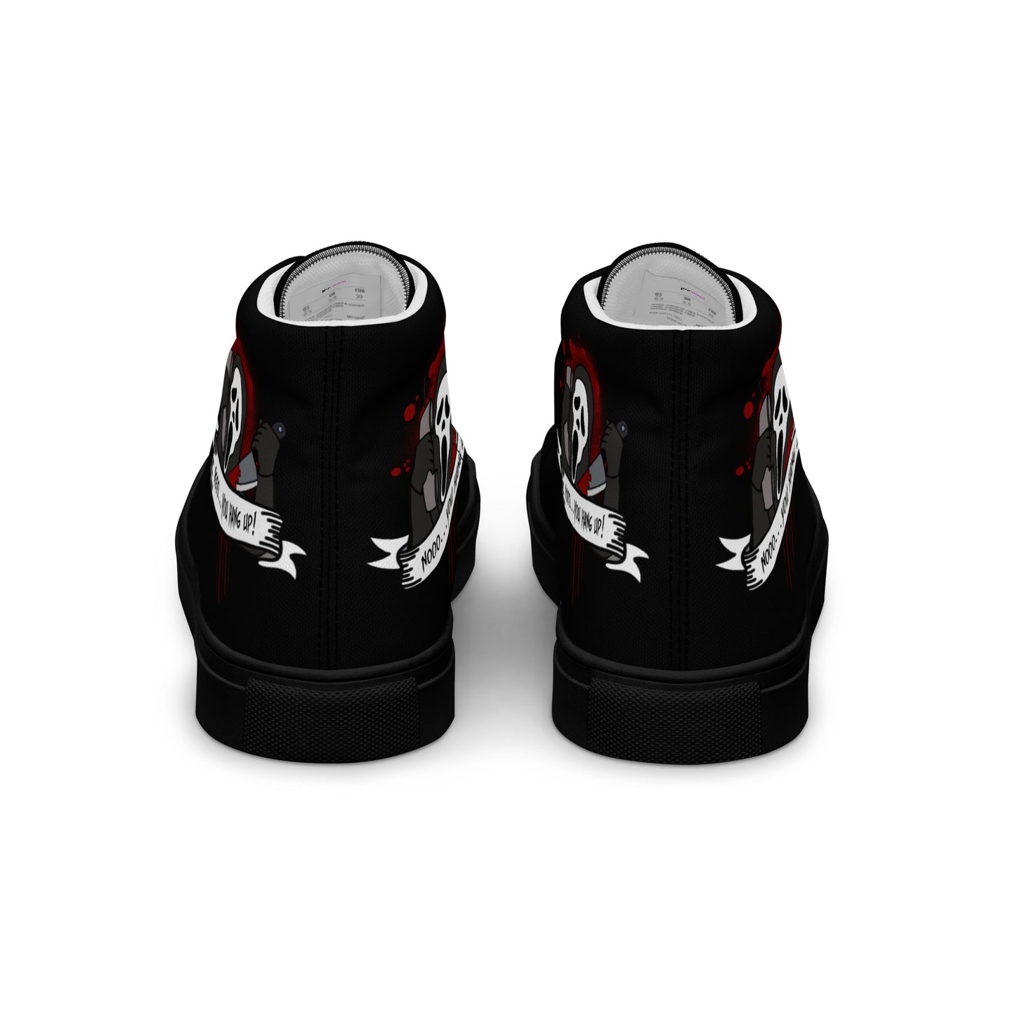 Noo You Hang Up High-Top Canvas Sneakers