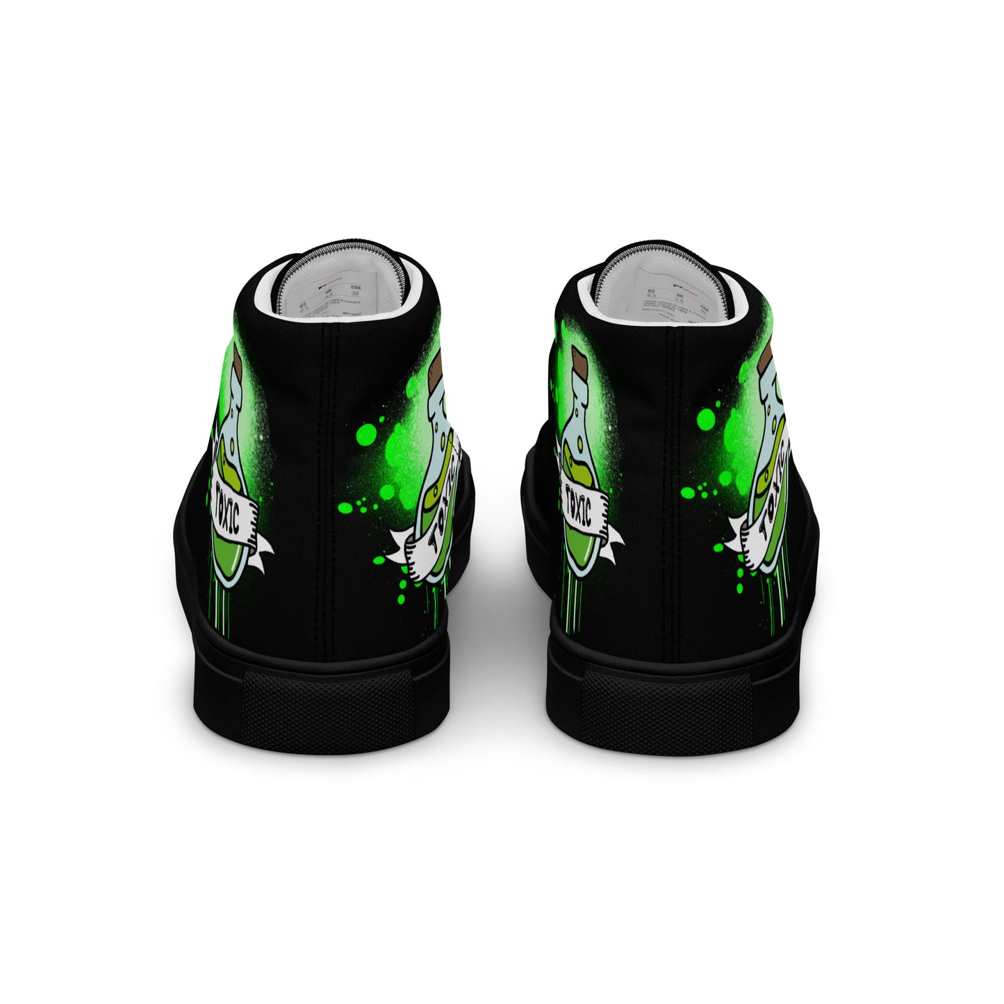 Toxic High-top Canvas Sneakers