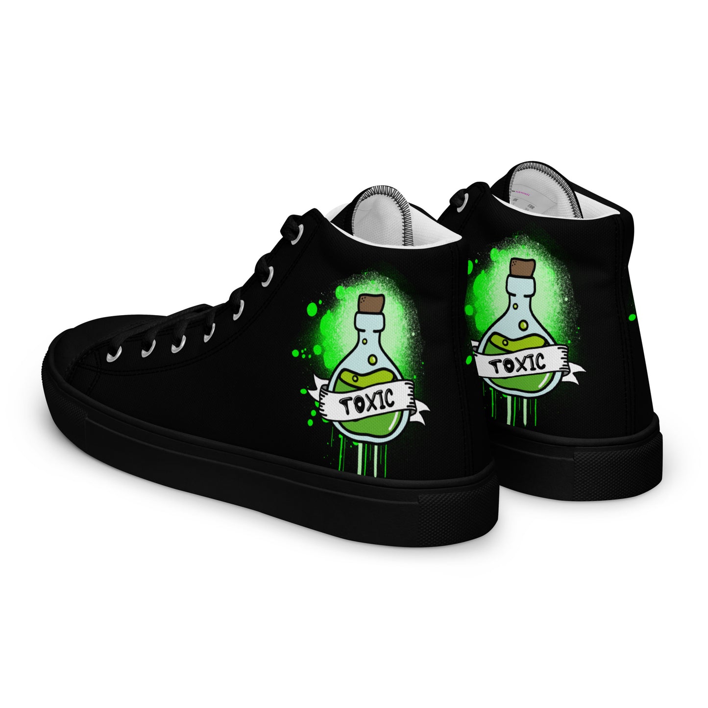 Toxic High-top Canvas Sneakers