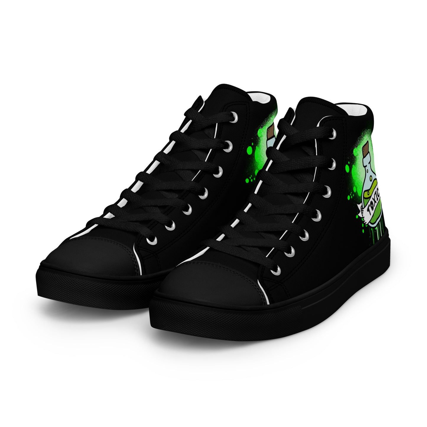 Toxic High-top Canvas Sneakers