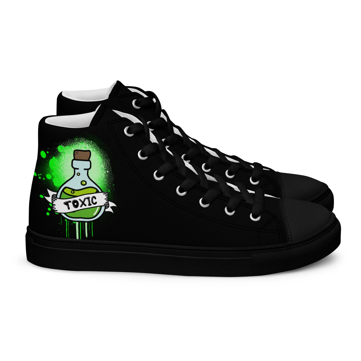 Toxic High-top Canvas Sneakers