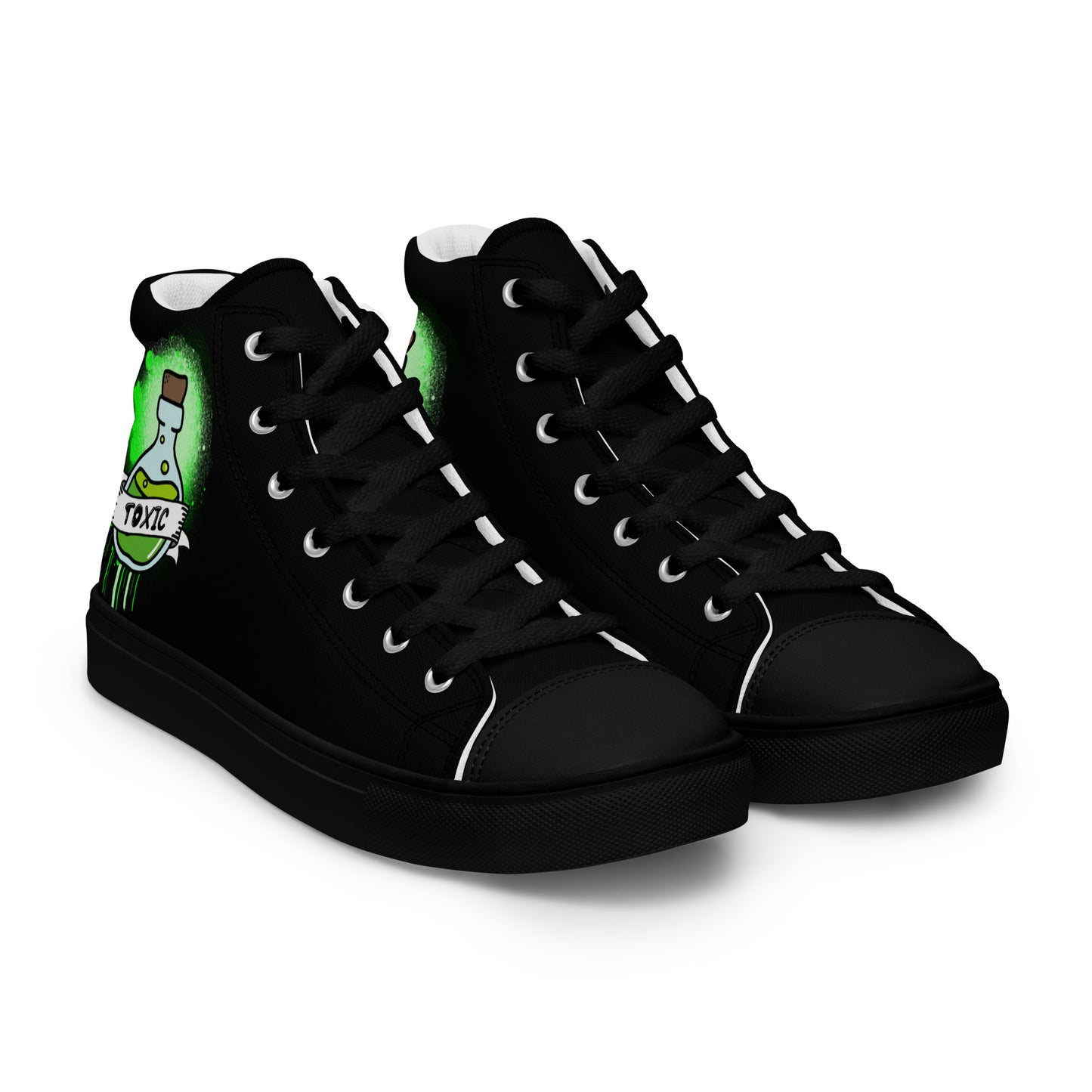 Toxic High-top Canvas Sneakers