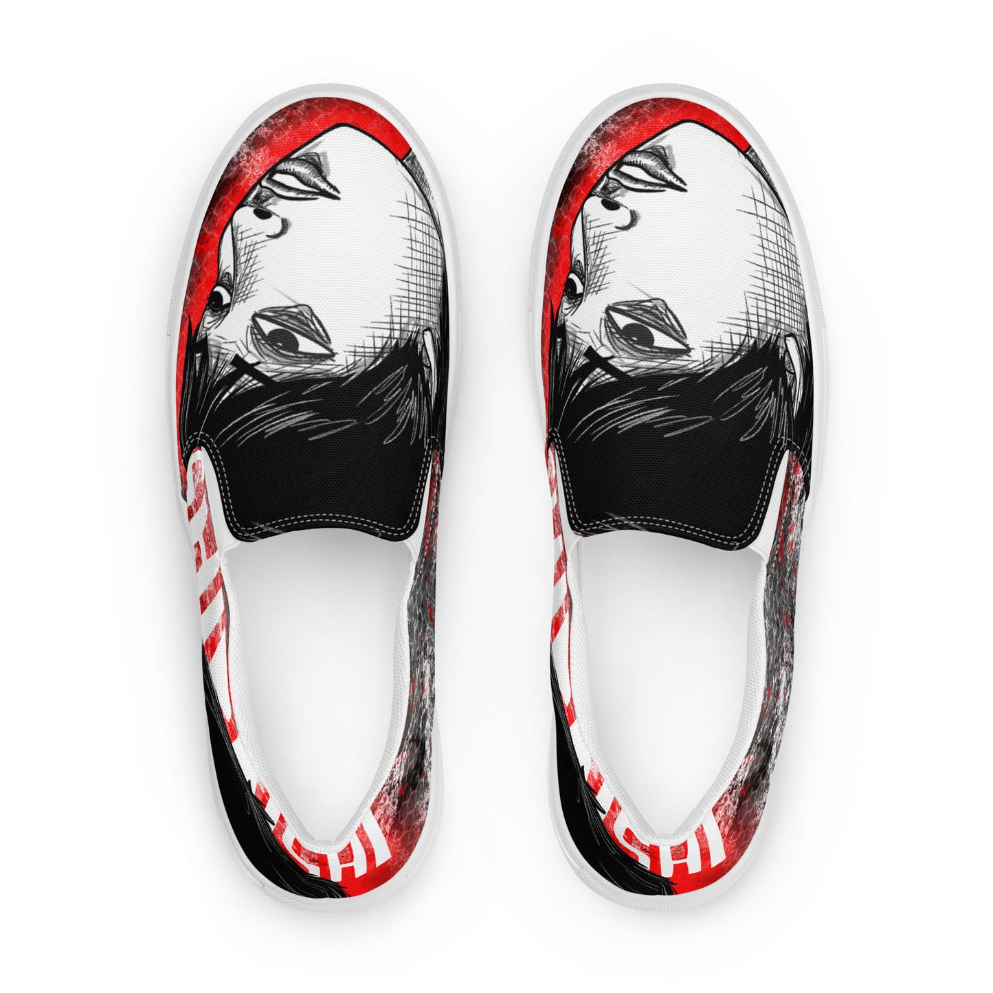 Hanging Blimp Men’s slip-on canvas shoes