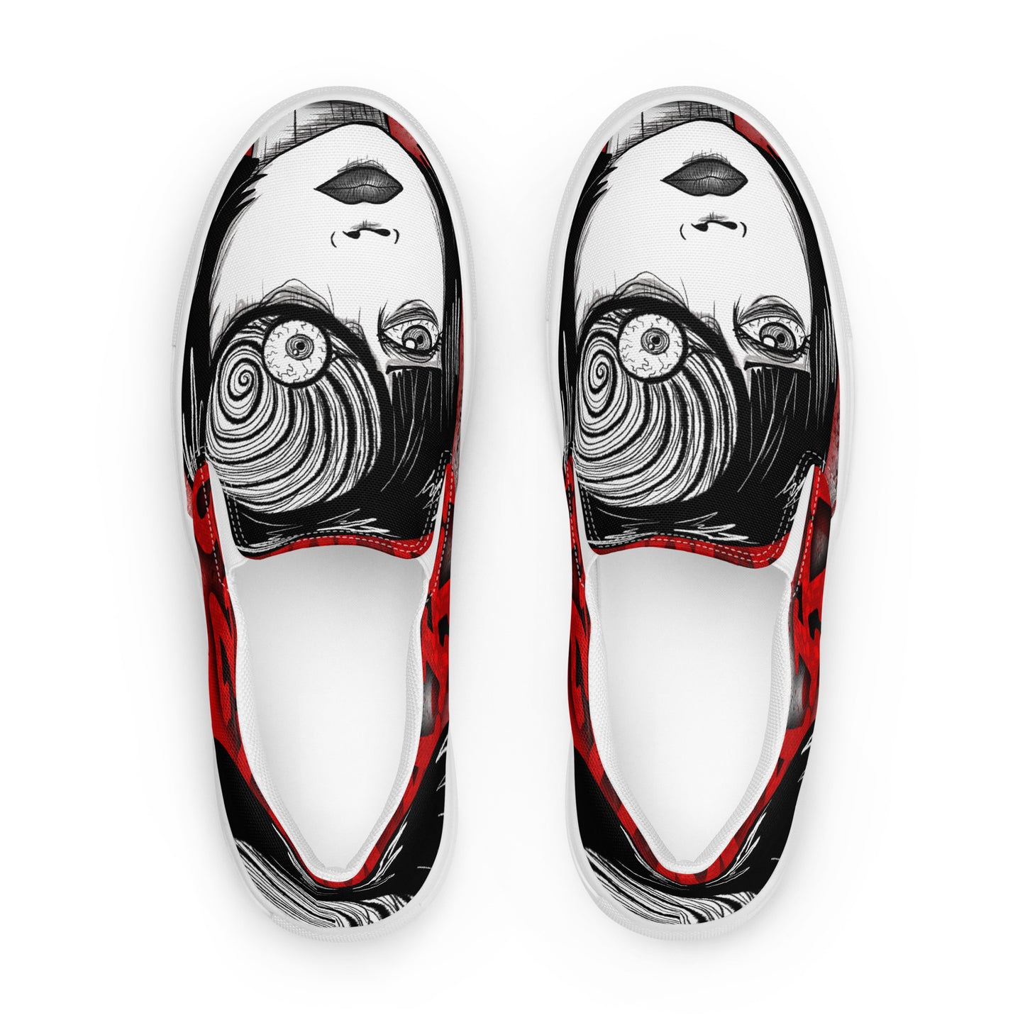 Uzumaki Men’s slip-on canvas shoes