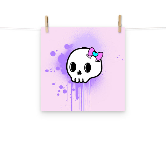 Skull Photo Poster