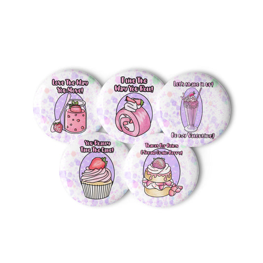 Valentine Treat Button Set