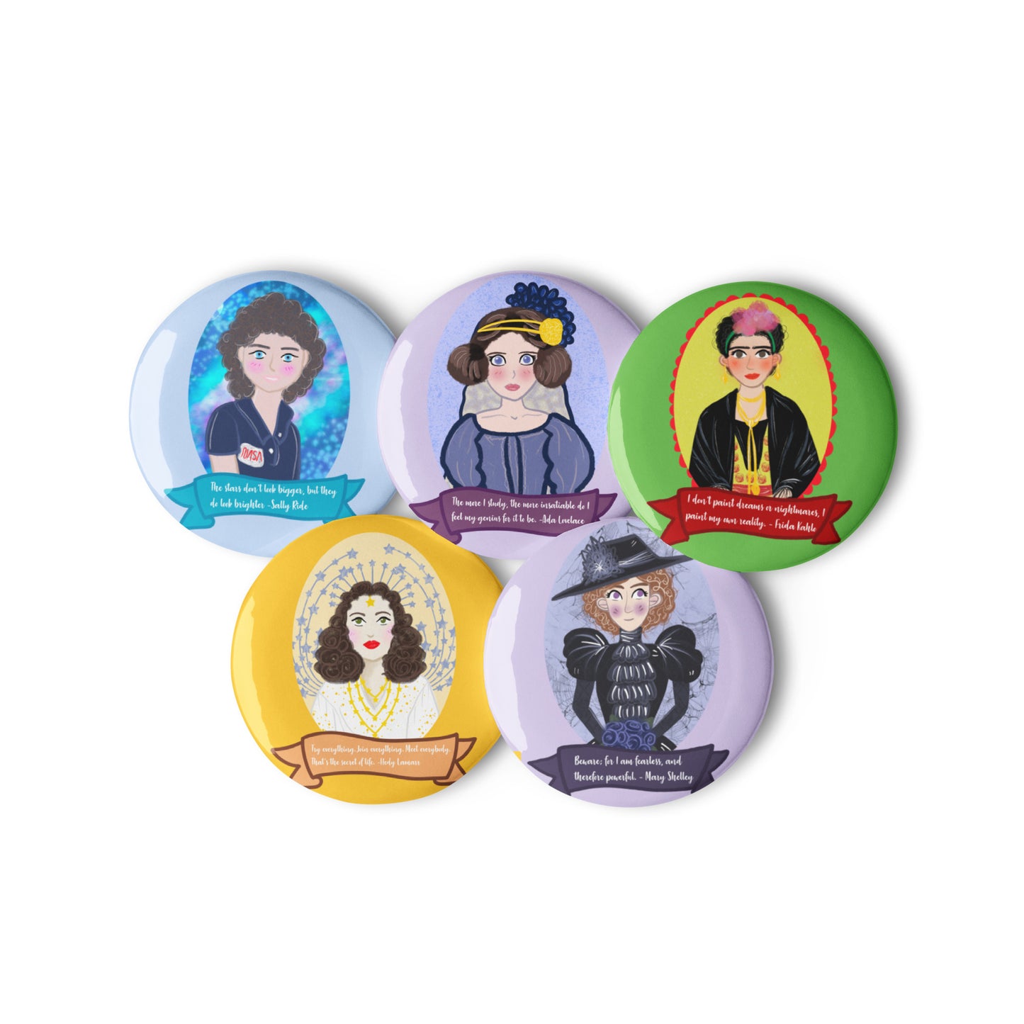 Women In History Button Set