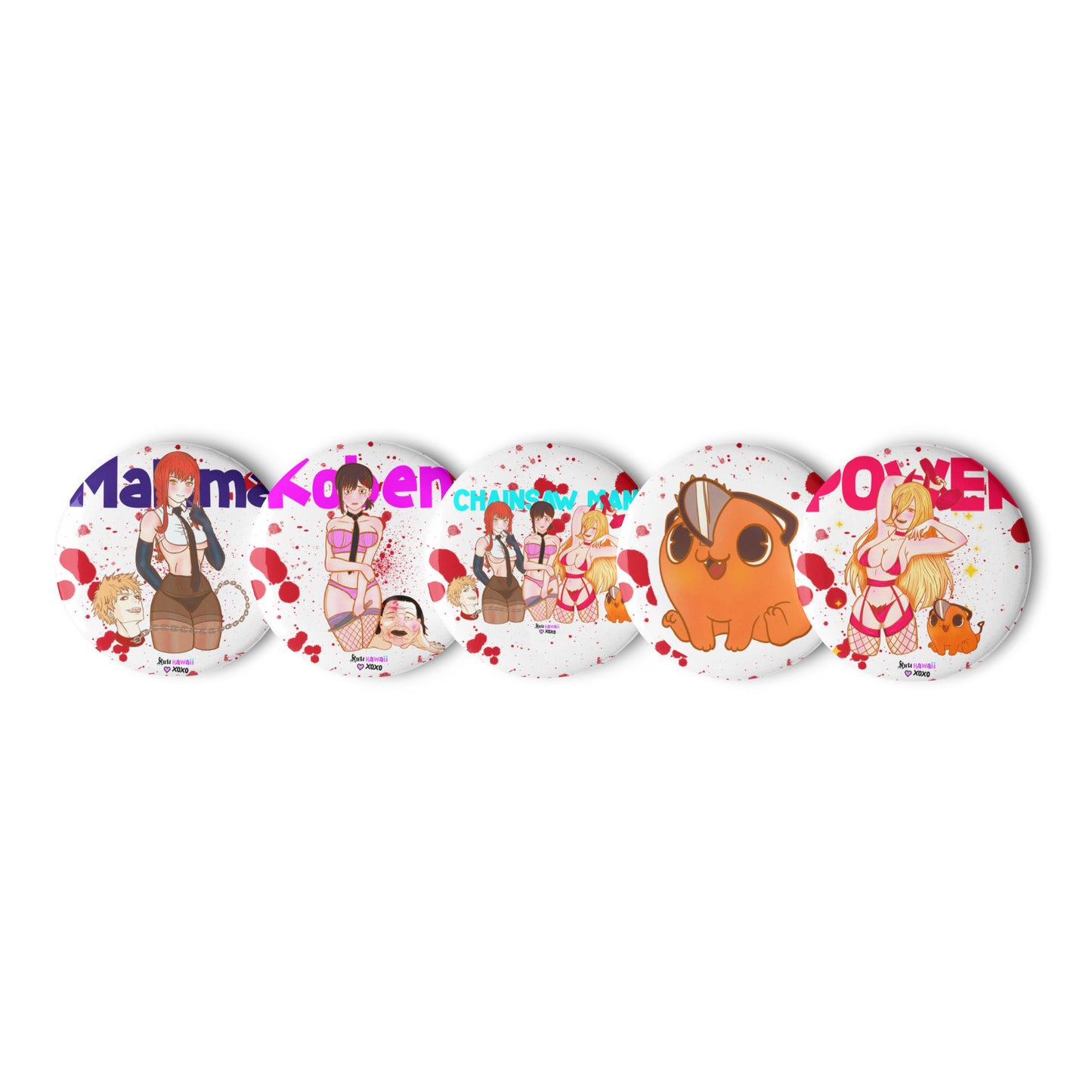 Chainsaw Man Button Set